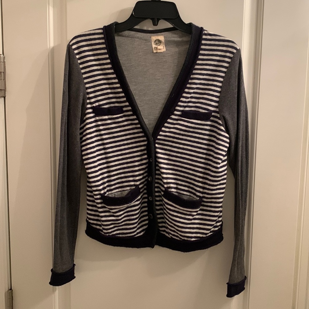 Striped cardigan